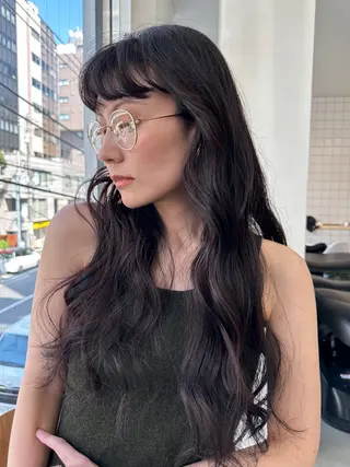 ロング カラー ボブ/レイヤー/ケア パーマ/リュウタのヘアスタイル