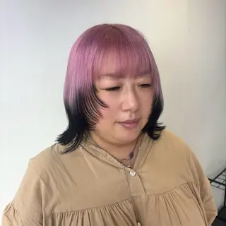 ミディアム カラー Ren. 🦋デザインカラーのヘアスタイル