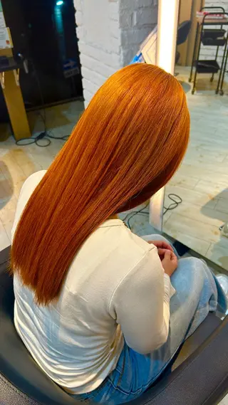 ロング カラー 有働由良／ハイトーン ／韓国メンズヘアのヘアスタイル