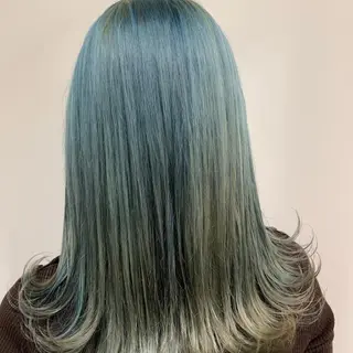 ロング カラー あべ ゆうかのヘアスタイル