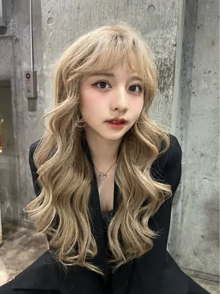ロング 🍒暖色/艶カラー/ moe🍒のヘアスタイル