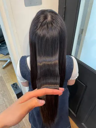 カラー yu-kaハッシュ カット/韓国レイヤーのヘアスタイル