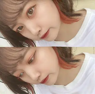 ショート カラー マツエク・マツパ レイヤー＆カラー 人気美容師倉崎涼のヘアスタイル