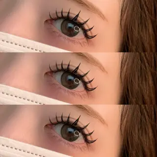 マツエク・マツパ 【那覇/束感まつ毛】 ｷｬﾒﾙのマツエク・マツパデザイン