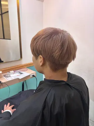 カラー メンズ 韓国ヘアハイトーン 👾はちす👾のヘアスタイル