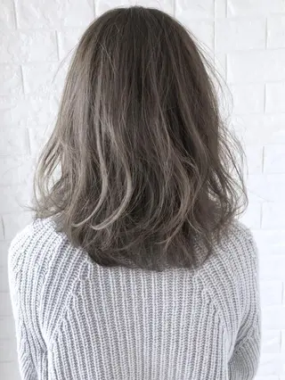 ミディアム 縮毛矯正/髪質改善 主税巧一のヘアスタイル