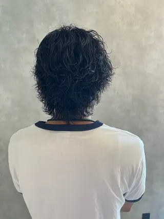 ミディアム パーマ率80%【齋藤 悠斗】のヘアスタイル