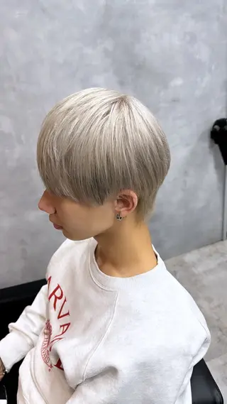 ショート カラー メンズ ツイストスパイラル/ メンズ特化/中川誠也のヘアスタイル