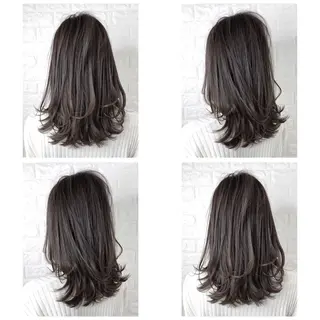 ミディアム カラー KIZU 髪質改善 オカルト怪談のヘアスタイル