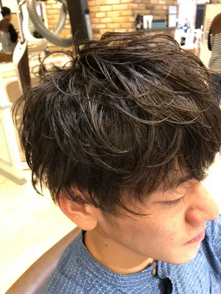 ショート メンズ特化 ナカネ カツヤのヘアスタイル