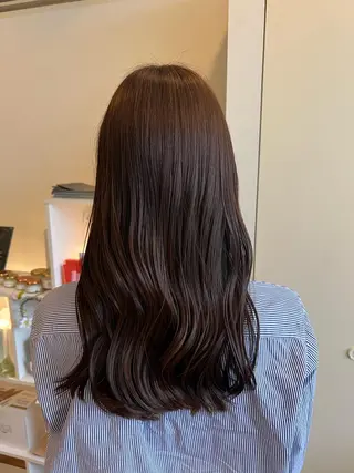 ロング カラー 竹添 有梨沙のヘアスタイル