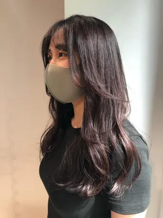 ロング カラー spooopy所属・🕊大垣 めぐみ🕊のヘアスタイル