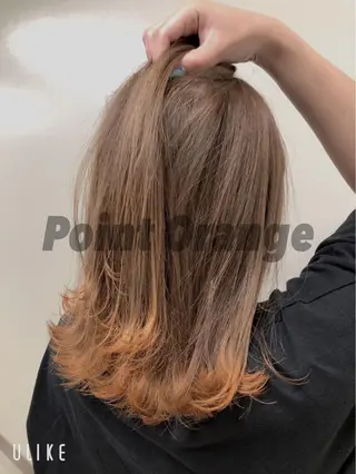 ミディアム カラー AI 高田馬場店のヘアスタイル