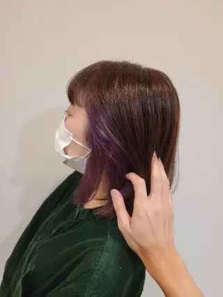 カラー 山田 周のヘアスタイル