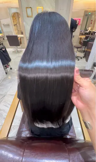 セミロング カラー 銀座《髪質改善》 垢抜け✨布施拓也のヘアスタイル