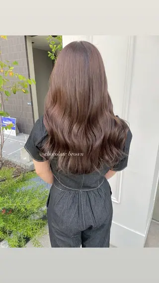 ロング ParveMix 宮﨑 梨里のヘアスタイル