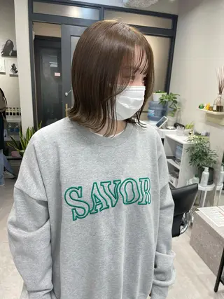 ミディアム 🌸インナーカラー 🌸藤井春華のヘアスタイル