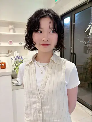 パーマ Sraw所属・萩本 直紀のヘアスタイル