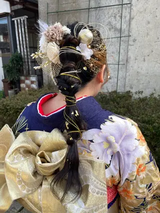 ロング ヘアアレンジ silo所属・silo MOKA 顔周りカット🦦のヘアスタイル