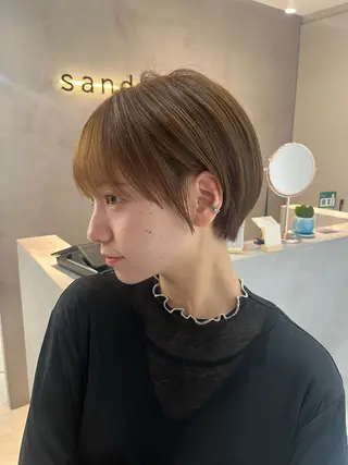 ショート 似合わせのプロ🌿 ショート/銀座/れんのヘアスタイル