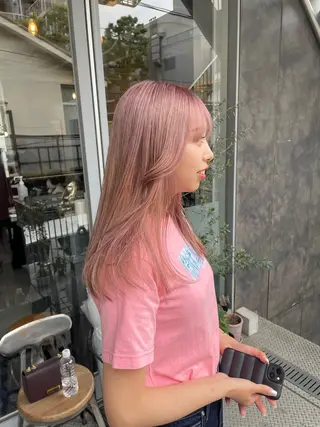 セミロング カラー ヘアアレンジ メンズ 💐ナチュラルヘア Kroda💐のヘアスタイル