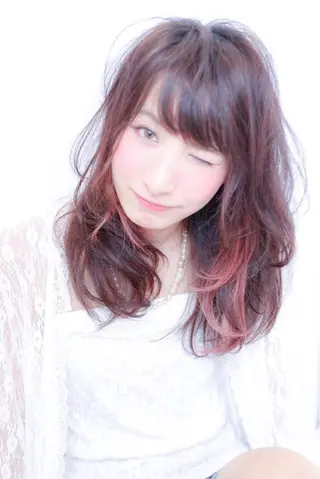 ミディアム ブリーチ/髪質改善 NYNY大久保のヘアスタイル