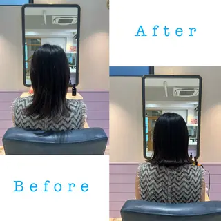 ミディアム 髪質改善✨石塚 真梨奈のヘアスタイル