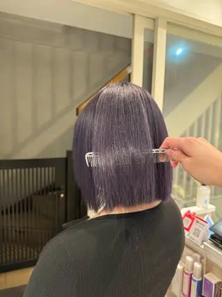 カラー 🍓URARA 🥀最強ハイトーン❤のヘアスタイル