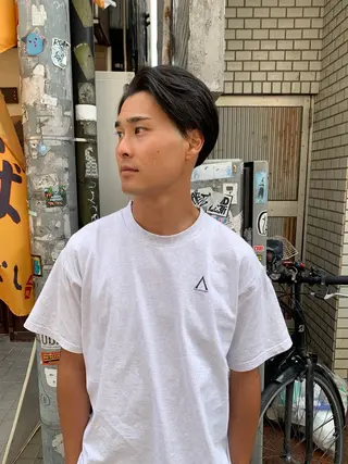 ショート レイヤー/メンズ /髪質改善 廣島公平のヘアスタイル