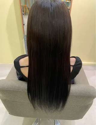 ロング カラー 中井 菜々香のヘアスタイル