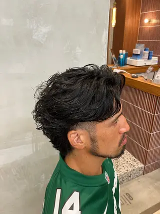 ショート パーマ メンズ fifth / 山下 和輝 海外風スタイルのヘアスタイル