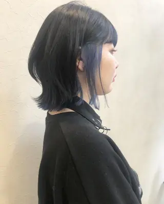 ミディアム カラー nakahara madokaのヘアスタイル
