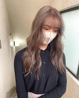 ロング カラー レイヤー/透明感 カラー/Tamakiのヘアスタイル