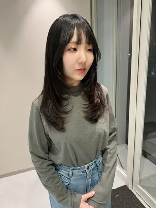 セミロング ✂️似合わせの魔術師 石田一樹✂️のヘアスタイル