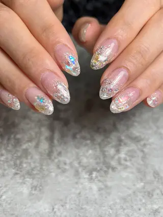 ネイル LEFTNAILS フィルインニュアンスのネイルデザイン
