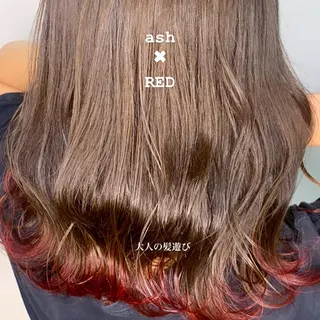 ミディアム カラー パーマ ヘアアレンジ ネイル マツエク・マツパ nico 原宿所属・nico【代表】 市川 拓也のヘアスタイル