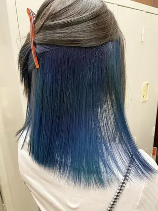 セミロング カラー Blanche by artina川崎店所属・ゆう🫧 透明感/ハイトーンのヘアスタイル