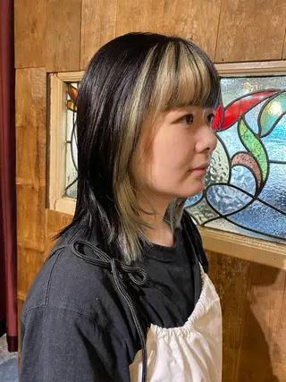 ミディアム カラー くすみカラー♡ Yuukaのヘアスタイル