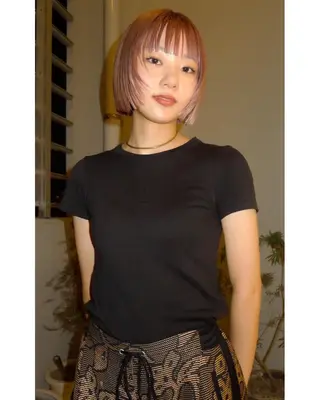 ミディアム カラー メンズカット・パーマ eliasのヘアスタイル