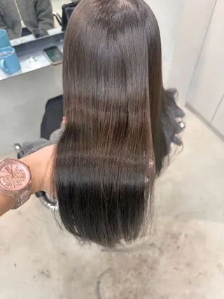 ロング カラー 染谷 遥花のヘアスタイル