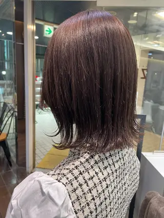 ミディアム カラー 韓国ヘア🦋 MIYUのヘアスタイル