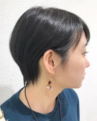 ショート カラー ウエモト タク ショート/レイヤーのヘアスタイル