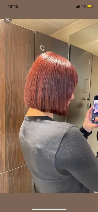 カラー ショート✂︎ ゆるパーマKANOのヘアスタイル