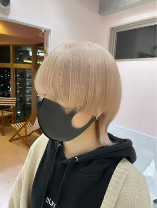 カラー 色落ち綺麗透明感カラ /ボブ/ナカツヒカルのヘアスタイル