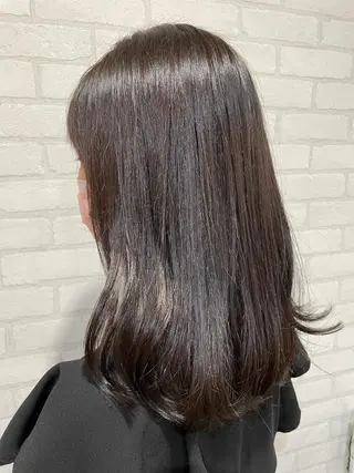ミディアム カラー 透明感カラー💎 AYAのヘアスタイル