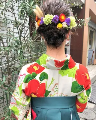 ヘアアレンジ 🌷ボブ/髪質改善 ストレートのヘアスタイル