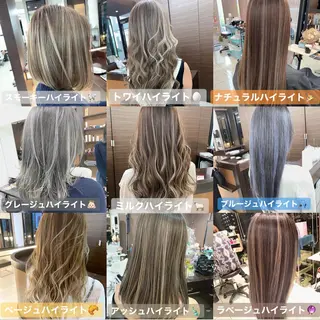 セミロング カラー パーマ ヘアアレンジ メンズ キッズ ネイル マツエク・マツパ Merci メルシー 福岡、今泉のヘアスタイル