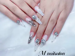 ネイル M🌷nail 長さだし専門店のネイルデザイン
