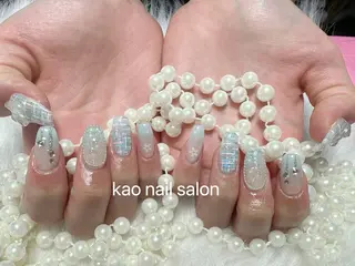 ネイル kao nail マグネット/長さだしのネイルデザイン