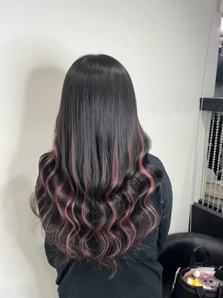 ロング カラー YUDU🍊 germe/ジェルムのヘアスタイル